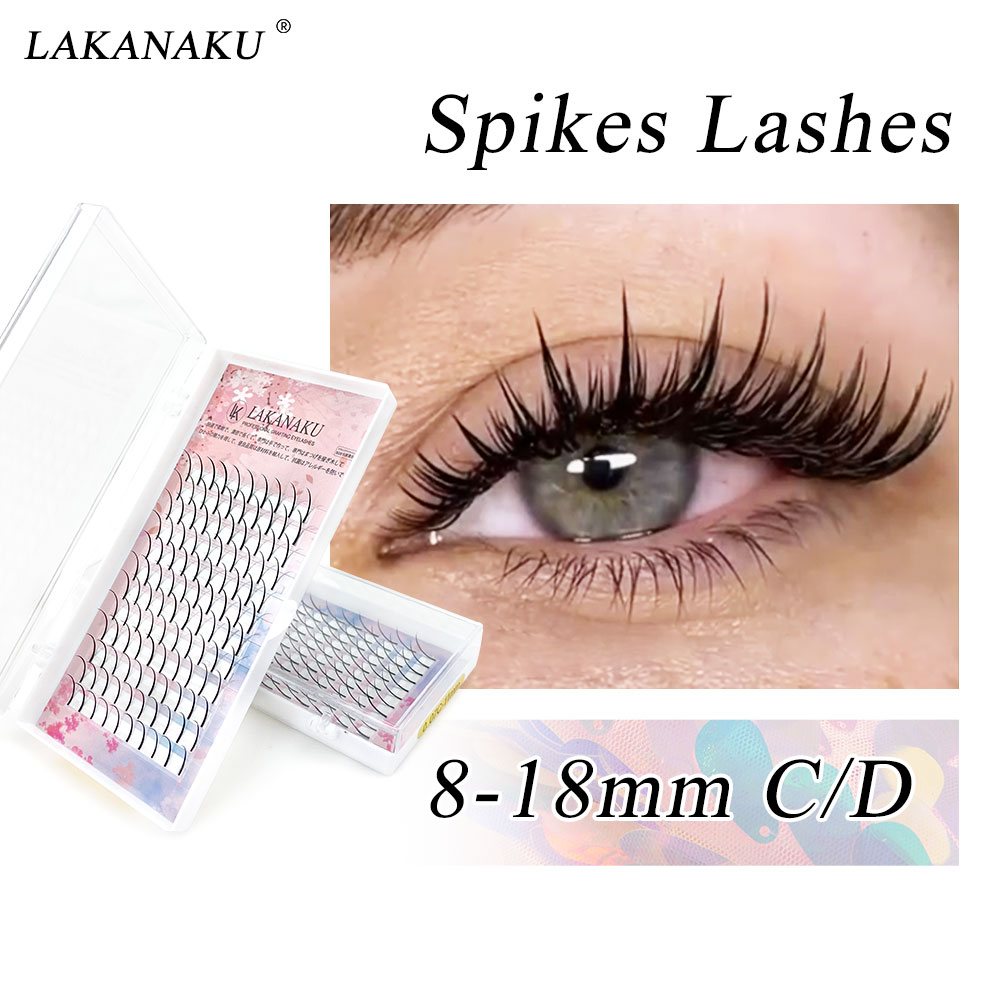 Funny Eyelash Extension - 120Fans Premade Spikes Lashes Extensions I