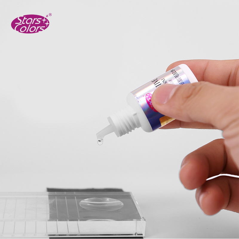 Eyelash Extension Glue For Sensitive Eyes - Starscolors Clear eyelash eyebrow extension glue