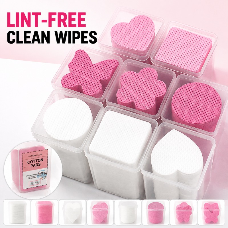 Eyelash Extension Adhesive - 200Pcs Eyelash Glue Cleanup Wipes Nonwoven