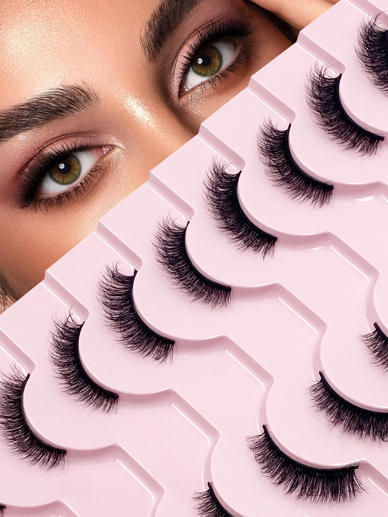 Eyelash Extension Cat Eye - Half Lashes 10 Pairs Half Lashes