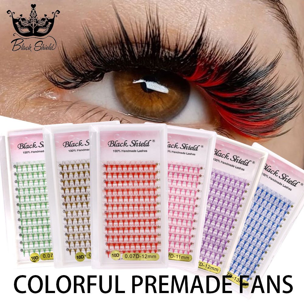 Funny Eyelash Extension - 6D 10D 0.07 Multiple Colors Available