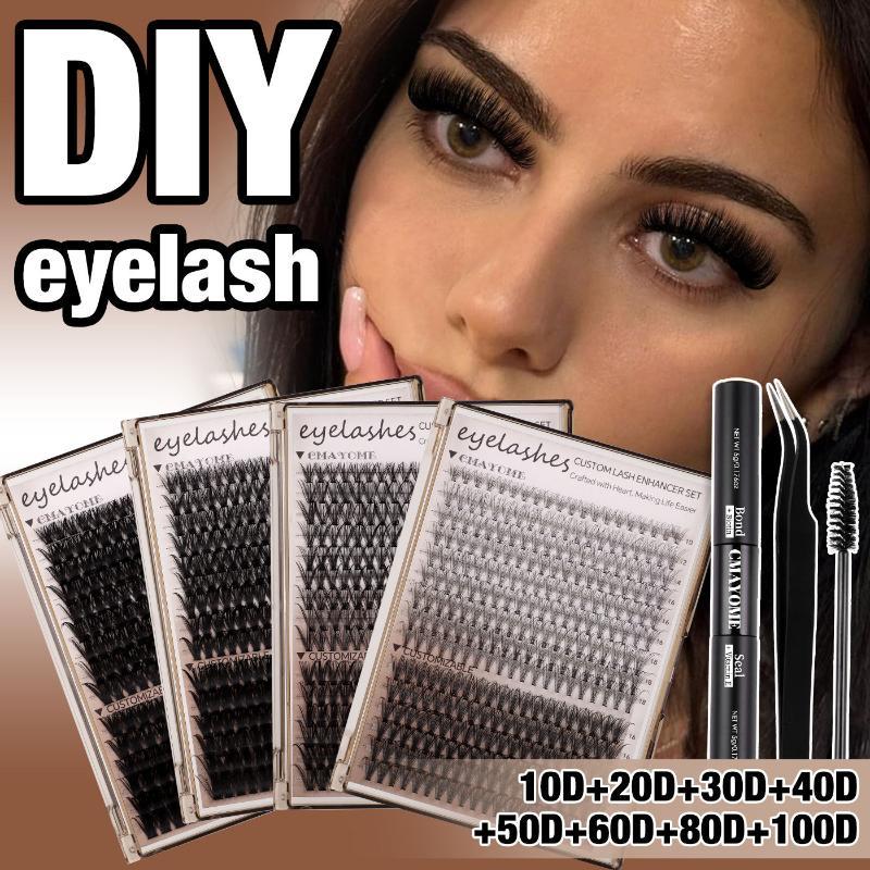 Eyelash Extension Single Lash - 10D-100D 3D False Eyelash Kit DIY
