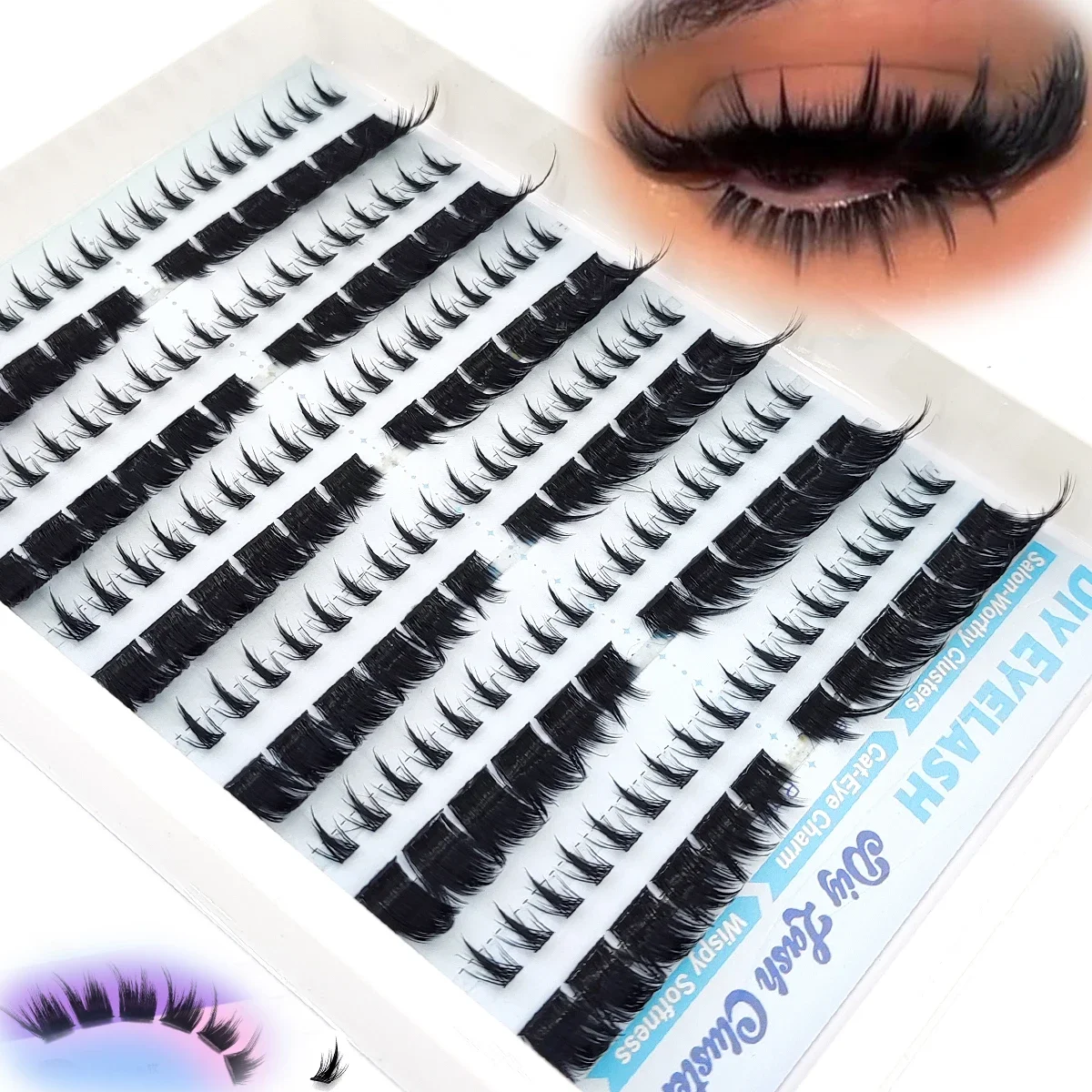 Eyelash Extension Single Lash - HBZGTLAD new dramatic diagonal fly eyelash