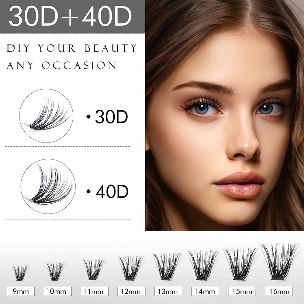 WINKLURE DIY Lash Clusters Mix - огляд і ціна Eyelash Extension Cat Eye