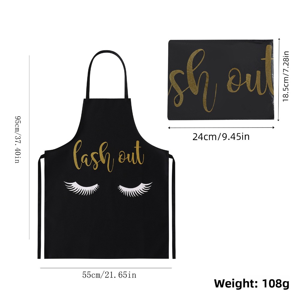 Funny Eyelash Printed Aprons W - огляд і ціна Funny Eyelash Extension