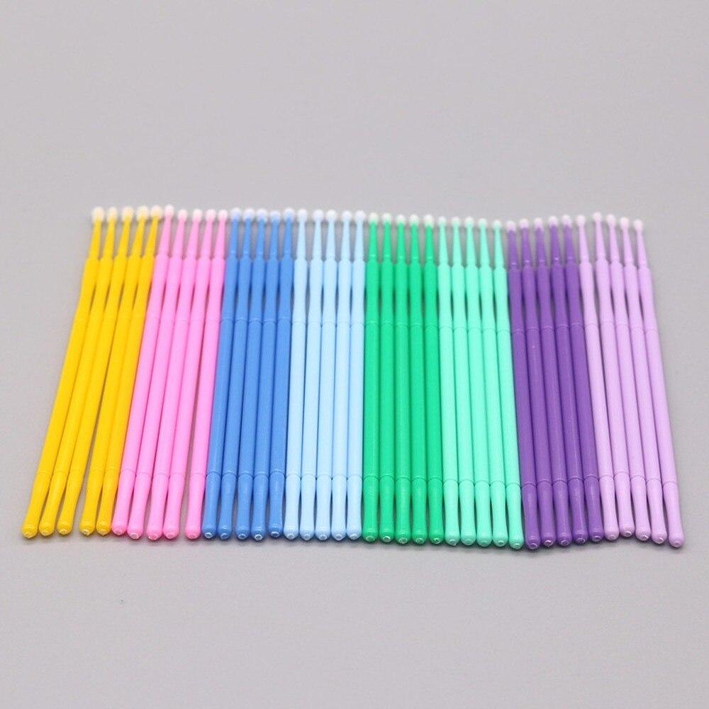 100pcs/lot Micro Brushes Make  - огляд і ціна Eyelash Extension Adhesive