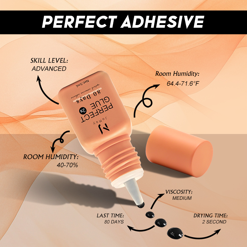 JOMAY Eyelash Extension Glue 0 - огляд і ціна Eyelash Extension Glue For Sensitive Eyes