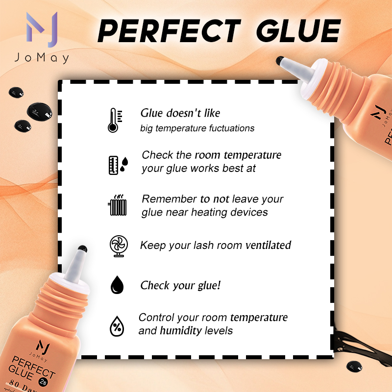 JOMAY Eyelash Extension Glue 0 - огляд і ціна Eyelash Extension Glue For Sensitive Eyes
