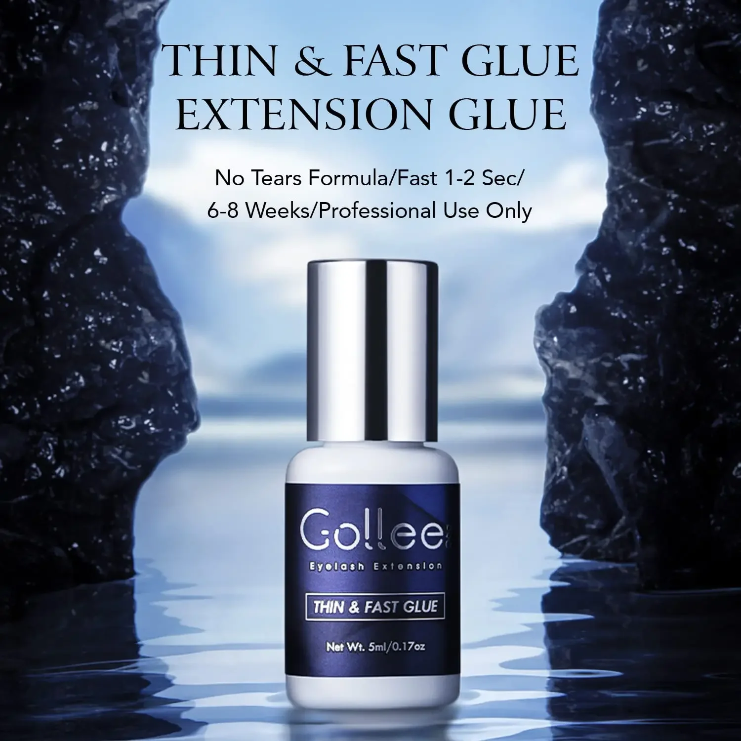 Gollee for Sensitive Eyes 5ml  - огляд і ціна Eyelash Extension Glue For Sensitive Eyes