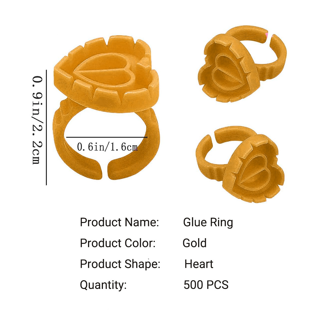 500PCS Glue Rings for Lash Ext - огляд і ціна Eyelash Extension Adhesive