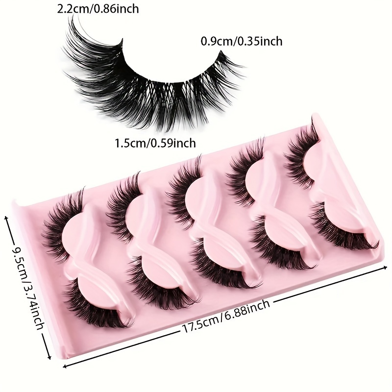 5 Pairs Cat Eye False Eyelashe - огляд і ціна Eyelash Extension Cat Eye