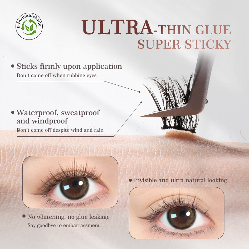 DearEyes DP-24 Self Adhesive E - огляд і ціна Eyelash Extension No 10