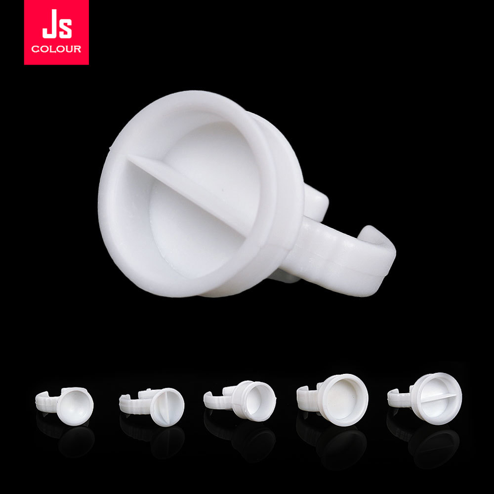 100PCS Tattoo Rings Cups Dispo - огляд і ціна Eyelash Extension Adhesive