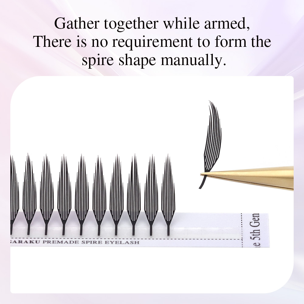 NAGARAKU Premade Spire Eyelash - огляд і ціна Funny Eyelash Extension