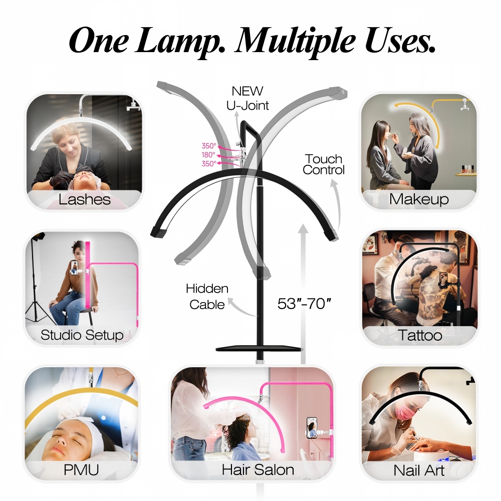 Free LOGO Hidden Cable LED Bea - огляд і ціна Eyelash Extension No 10