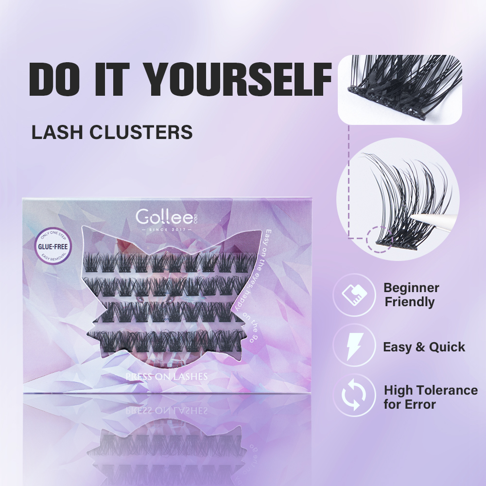 Gollee Self-Adhesive Eyelash C - огляд і ціна Eyelash Extension No 10