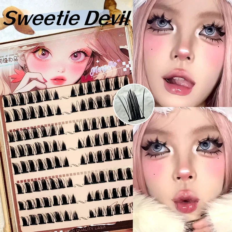 Little Devil False Eyelashes H - огляд і ціна Eyelash Extension Single Lash