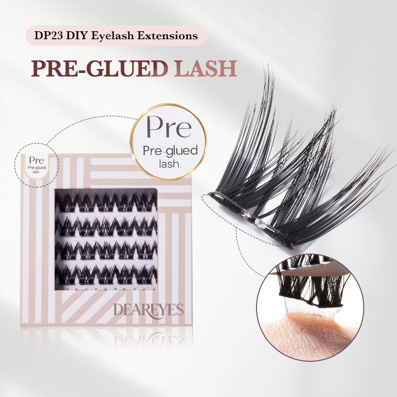DearEyes DP-23 Self Adhesive E - огляд і ціна Eyelash Extension No 10