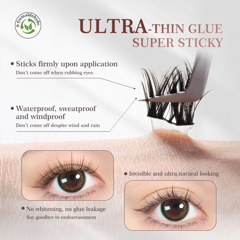 DearEyes DP-23 Self Adhesive E - огляд і ціна Eyelash Extension No 10