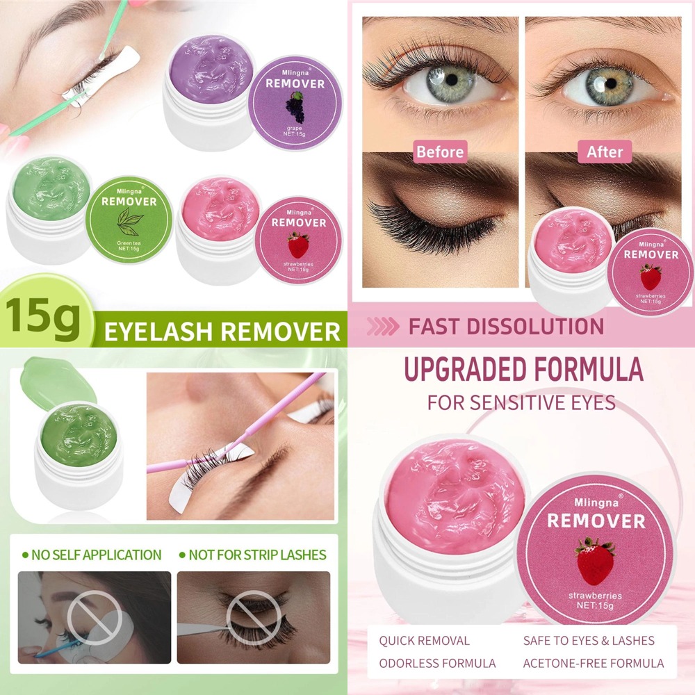 1pcs Eyelash Glue Remover Crea - огляд і ціна Eyelash Extension Adhesive