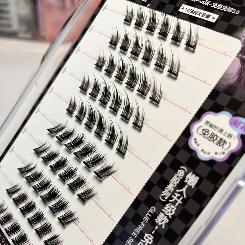 Fox Cluster Lashes Self-Adhesi - огляд і ціна Eyelash Extension No 10