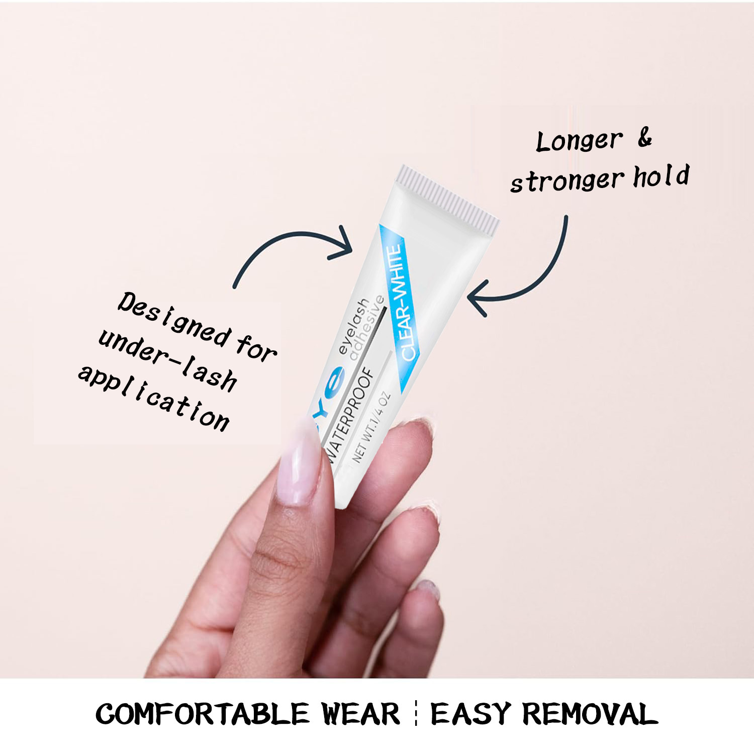 Waterproof Eyelash Glue for St - огляд і ціна Eyelash Extension Glue For Sensitive Eyes
