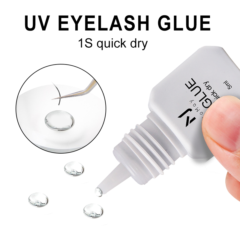 Super Fast Speed Up 0.5s UV La - огляд і ціна Eyelash Extension Glue For Sensitive Eyes