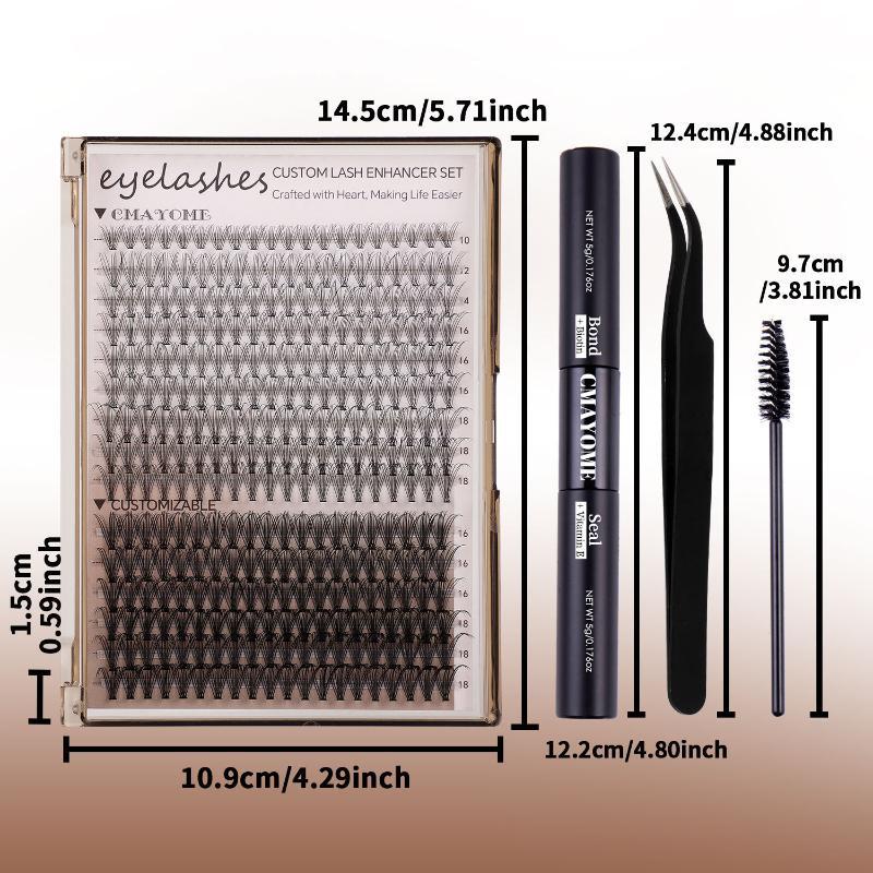 10D-100D 3D False Eyelash Kit  - огляд і ціна Eyelash Extension Single Lash