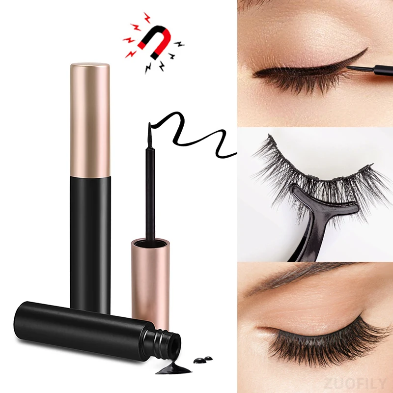 1/2Pcs Black Magnetic Eyeliner - огляд і ціна Eyelash Extension Glue For Sensitive Eyes